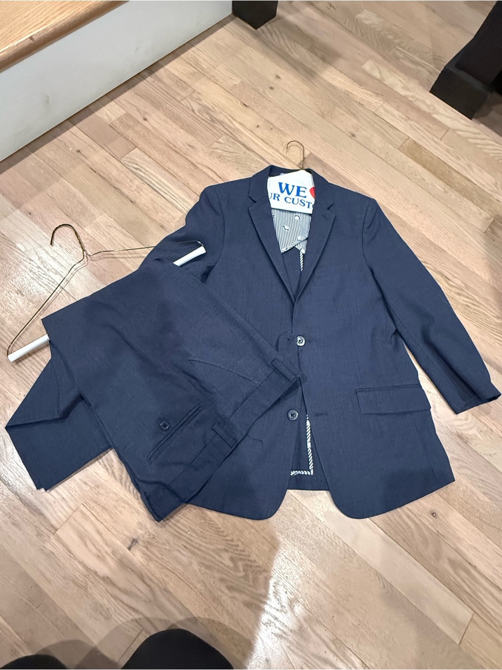 Appaman Boys Navy Blue Two-Piece Suit Set